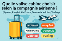Quelle valise cabine choisir selon la compagnie aérienne ? (Ryanair, EasyJet, Air France, Transavia, Volotea, Vueling)