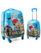Valise Enfant Rigide 4 Roues – Motif cycliste-valise pour enfants avec 4 roues pivotantes-Mes-valises.com