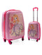 Valise Enfant Rigide 4 Roues – Motif princesse-valise pour enfants avec 4 roues pivotantes-Mes-valises.com