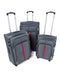 Set 3 valises souples S-020 | Tissu imperméable et extensible-set valises souples-Mes-valises.com