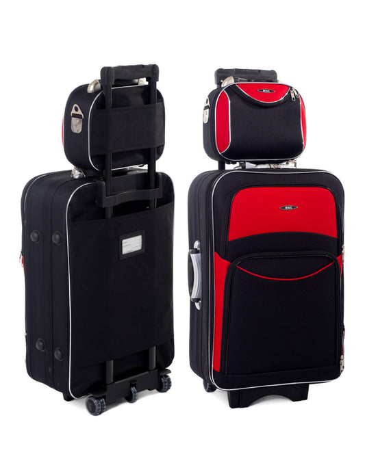 Grande valise souple 773 + Vanity case-set valises souples-Mes-valises.com