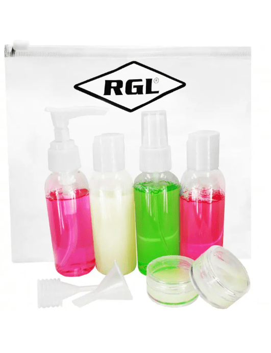 Kit contenants cosmétiques avion + trousse-Accessoires-Mes-valises.com