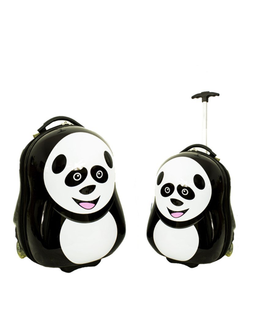 Valise Enfant Rigide 2 Roues – Panda-valise pour enfants avec 4 roues pivotantes-Mes-valises.com