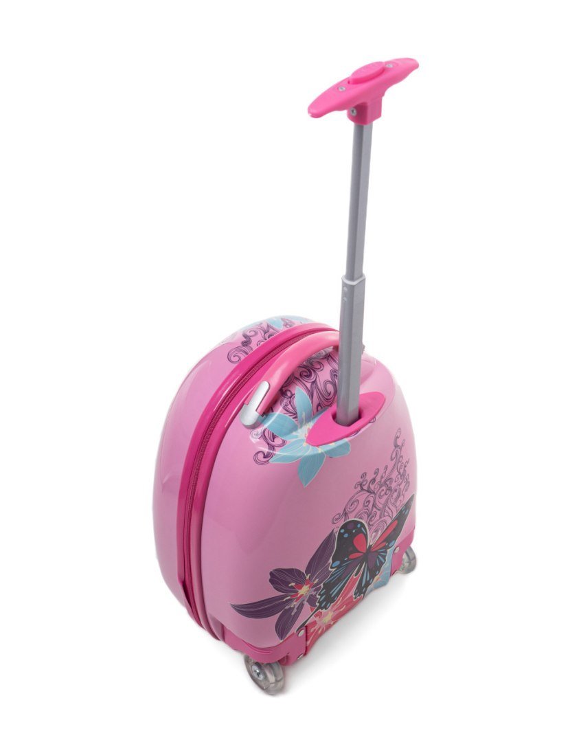 Valise Enfant Rigide 2 Roues – Papillons-valise pour enfants avec 4 roues pivotantes-Mes-valises.com