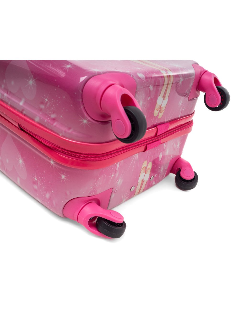 Valise Enfant Rigide 4 Roues – Motif Barbie-valise pour enfants avec 4 roues pivotantes-Mes-valises.com