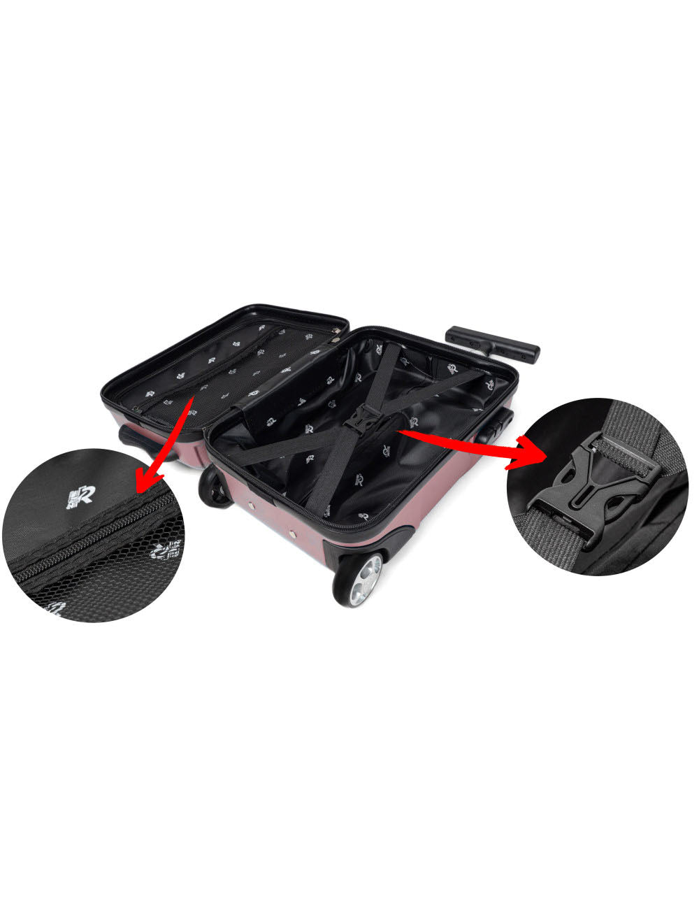 Petite Valise Cabine 40x25x20 884 XS – Pratique et Élégante-valise cabine rigide-Mes-valises.com