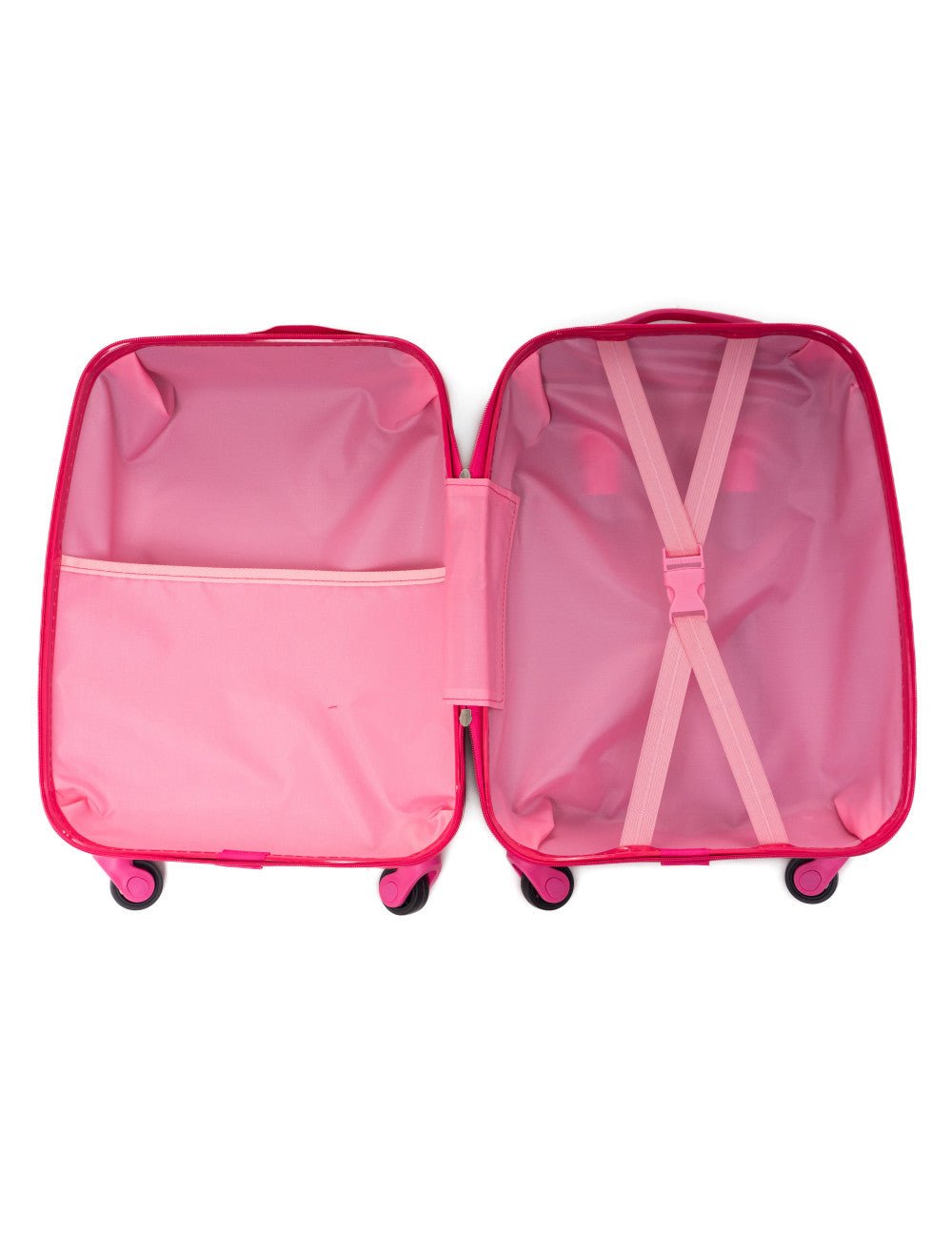 Valise Enfant Rigide 4 Roues – Motif princesse-valise pour enfants avec 4 roues pivotantes-Mes-valises.com