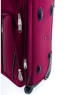 Set 3 valises souples S-020 | Tissu imperméable et extensible - Vignette | Mes-valises.com