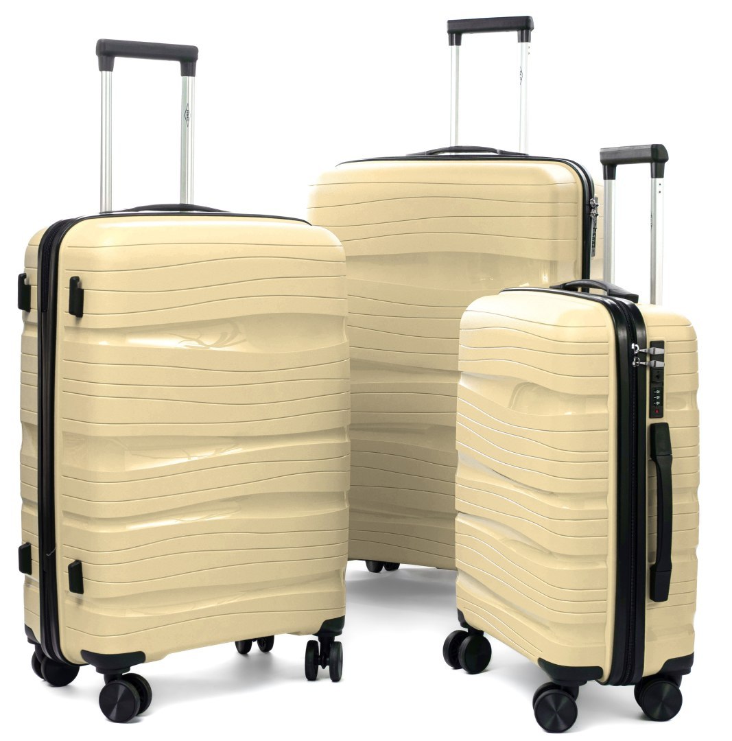 Set valises rigides PP3 | Polypropylène ultra-résistant & TSA-set valises rigides-Mes-valises.com