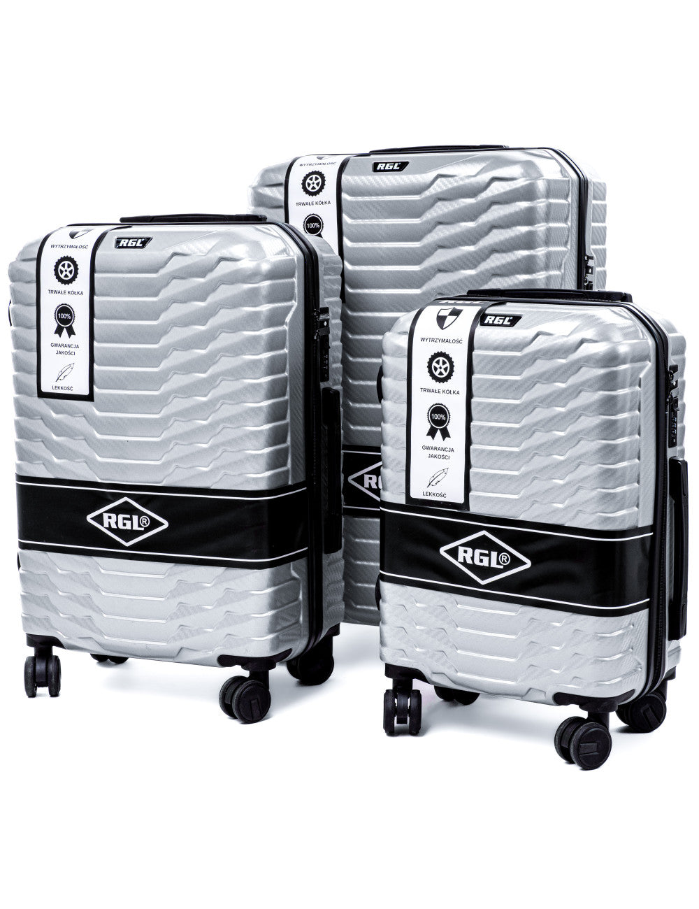 Lot de 3 valises rigides 3en1 PC2-set valises rigides-Mes-valises.com