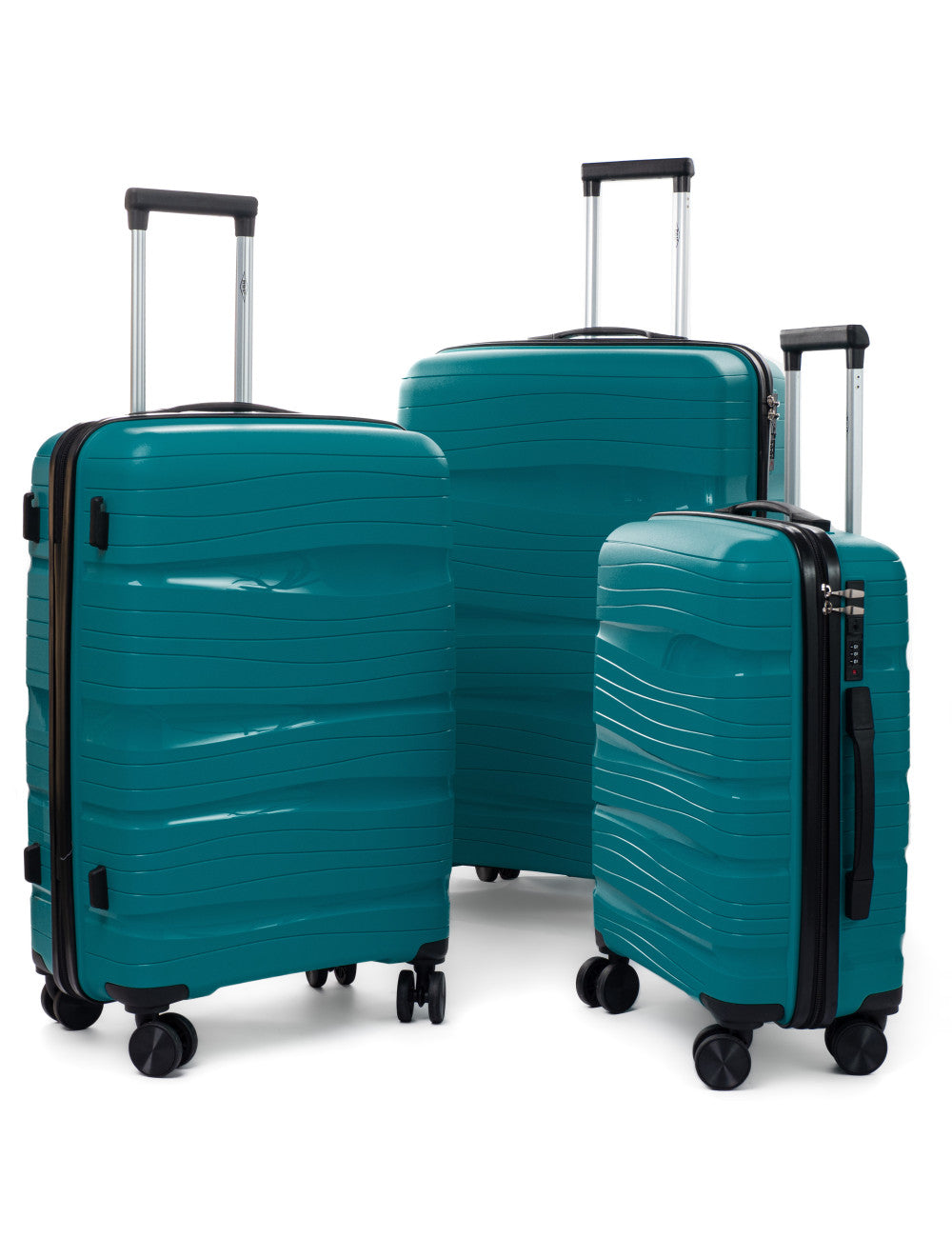 Set valises rigides PP3 | Polypropylène ultra-résistant & TSA-set valises rigides-Mes-valises.com