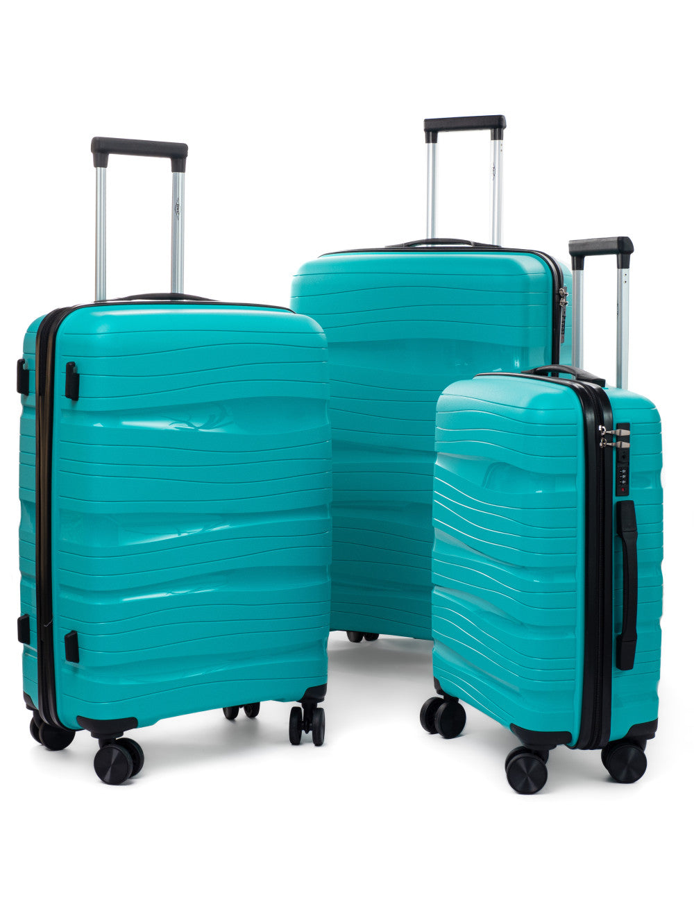Set valises rigides PP3 | Polypropylène ultra-résistant & TSA-set valises rigides-Mes-valises.com