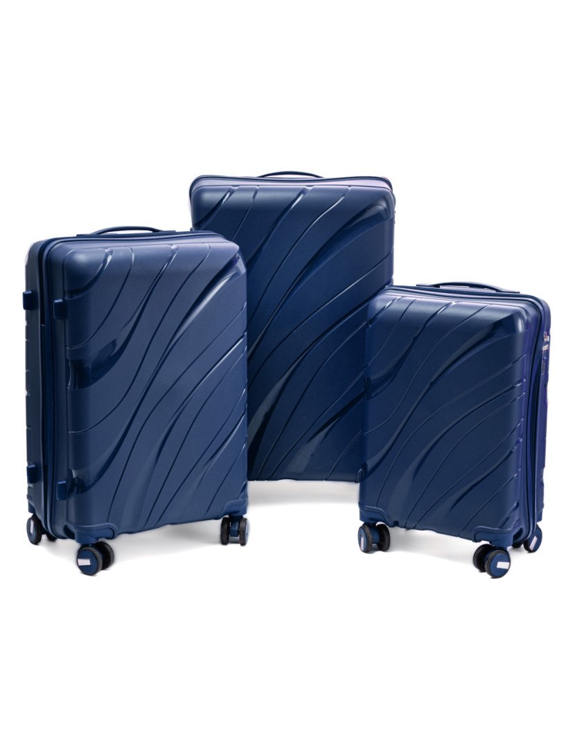 lot valises rigides 3en1 PP5 | Polypropylène ultra-résistant-set valises rigides-Mes-valises.com