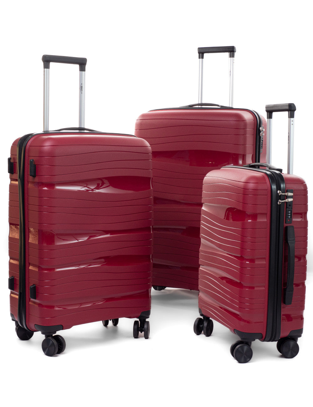 Set valises rigides PP3 | Polypropylène ultra-résistant & TSA-set valises rigides-Mes-valises.com