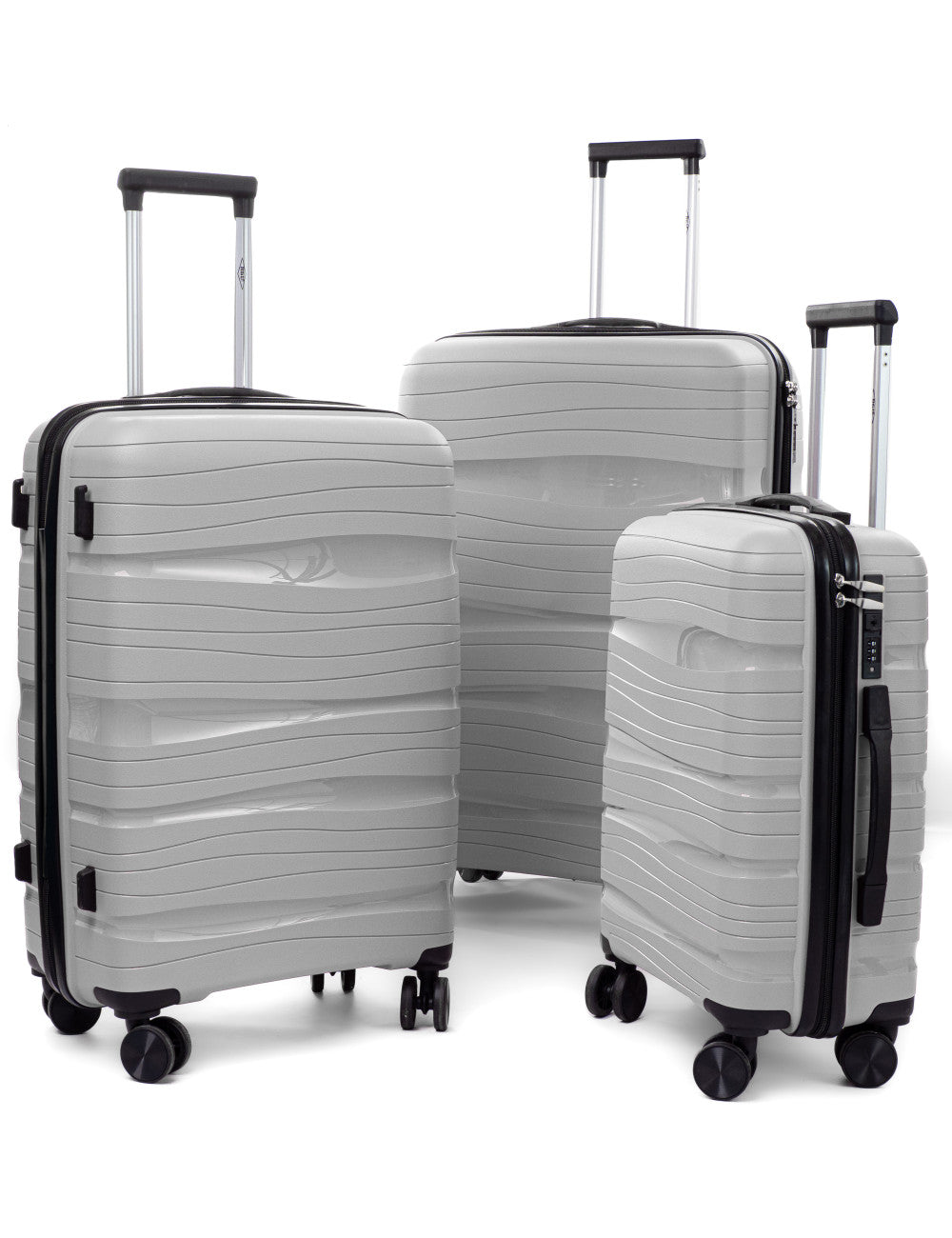 Set valises rigides PP3 | Polypropylène ultra-résistant & TSA-set valises rigides-Mes-valises.com