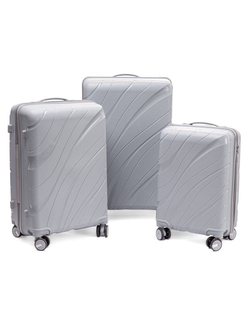 lot valises rigides 3en1 PP5 | Polypropylène ultra-résistant-set valises rigides-Mes-valises.com