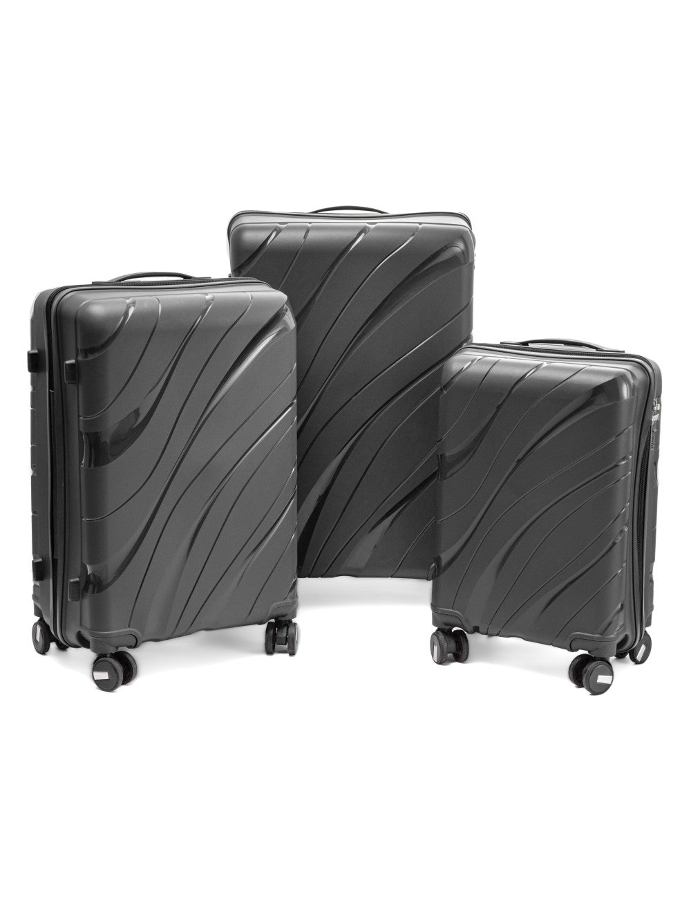 lot valises rigides 3en1 PP5 | Polypropylène ultra-résistant-set valises rigides-Mes-valises.com