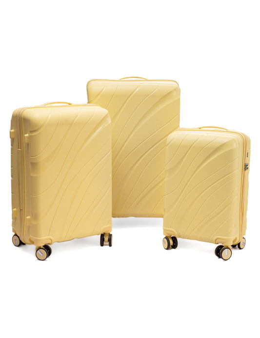 lot valises rigides 3en1 PP5 | Polypropylène ultra-résistant-set valises rigides-Mes-valises.com