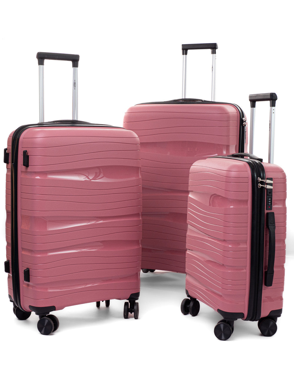 Set valises rigides PP3 | Polypropylène ultra-résistant & TSA-set valises rigides-Mes-valises.com