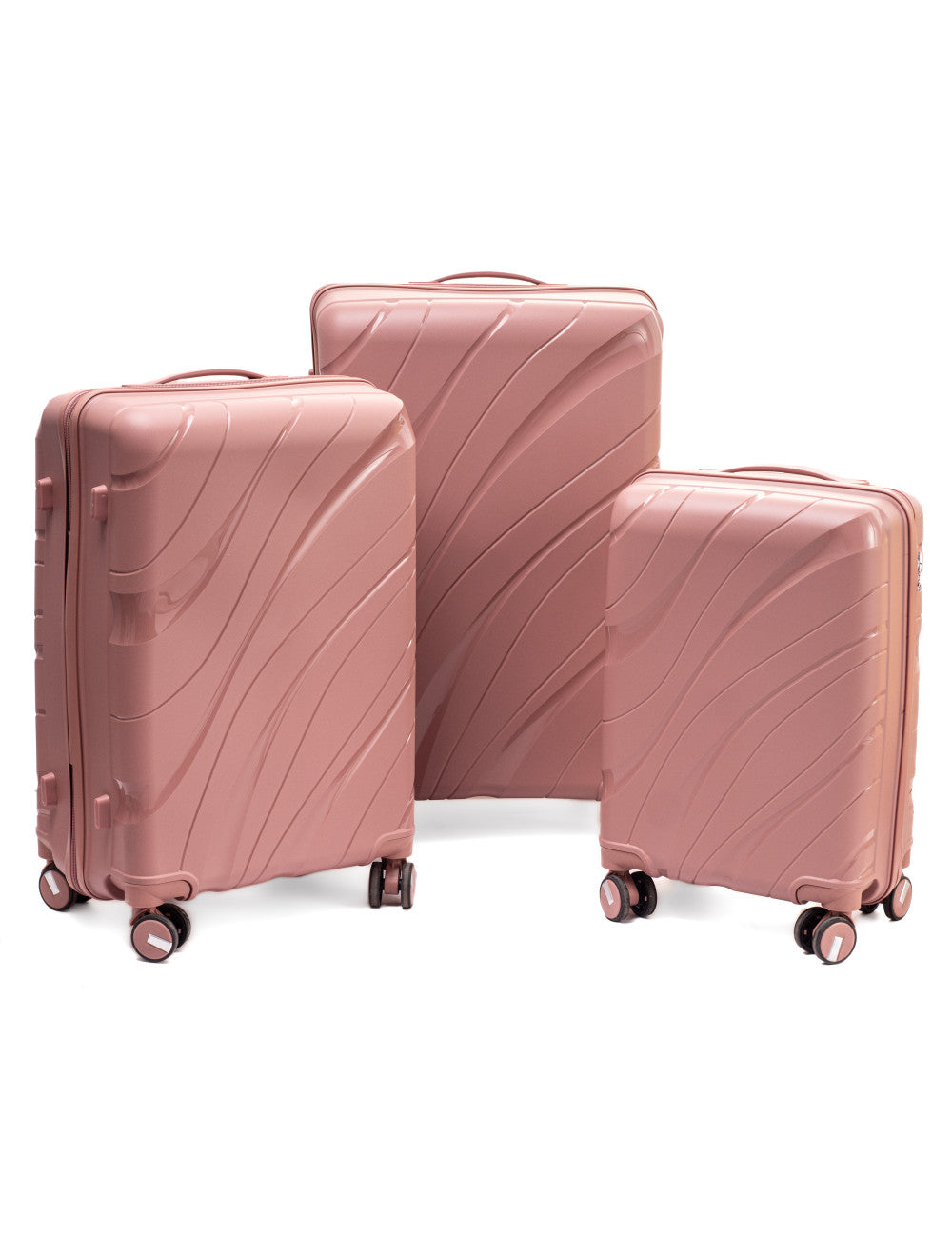 lot valises rigides 3en1 PP5 | Polypropylène ultra-résistant-set valises rigides-Mes-valises.com