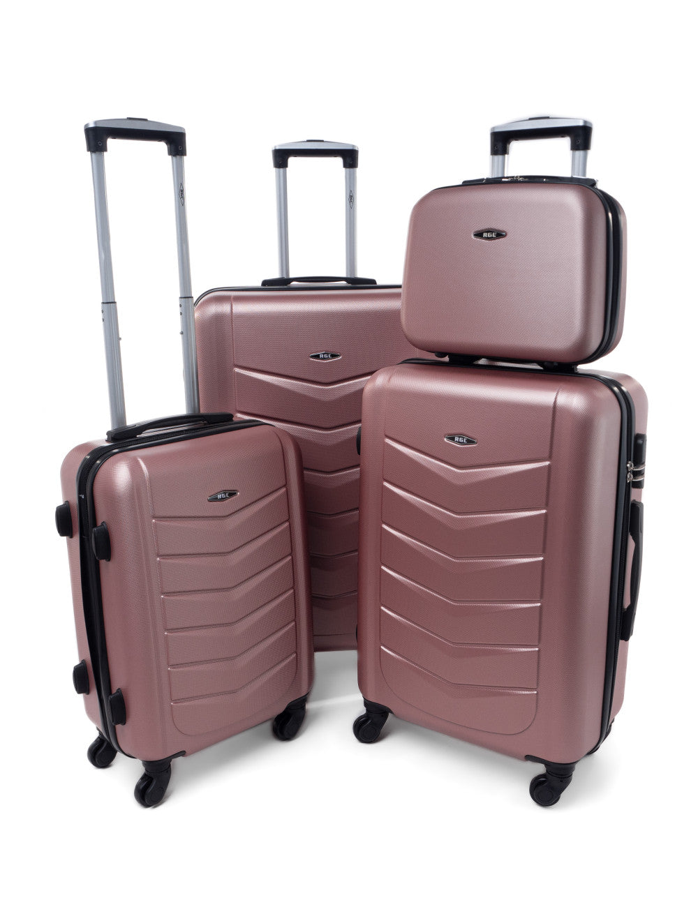 Lot de 3 valises rigides 520 + vanity case-set valises rigides-Mes-valises.com