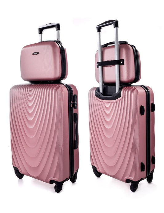Valise rigide moyenne 663 + vanity case-set valises rigides-Mes-valises.com