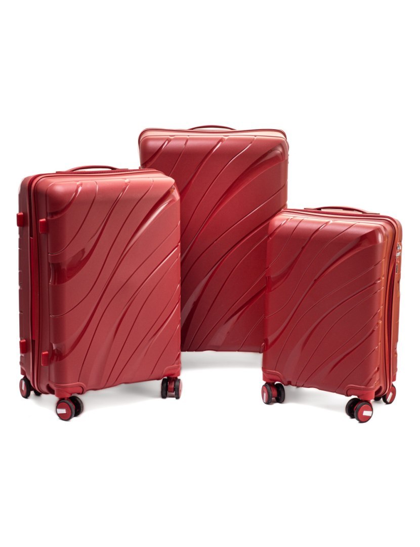lot valises rigides 3en1 PP5 | Polypropylène ultra-résistant-set valises rigides-Mes-valises.com