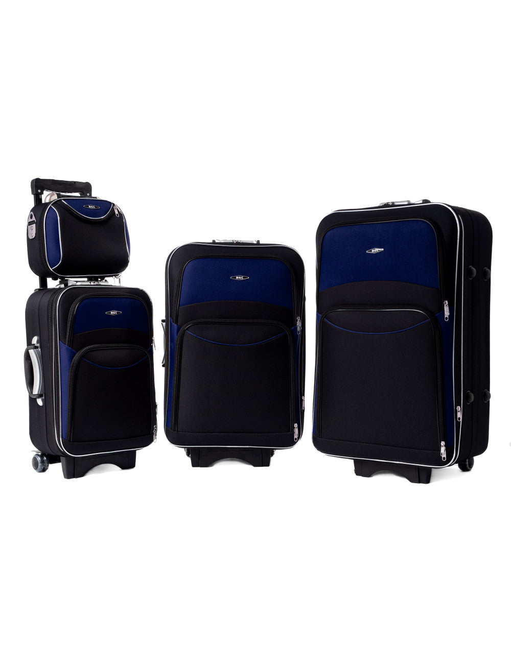 Lot de valises souples 3en1 773 + Vanity case-set valises souples-Mes-valises.com