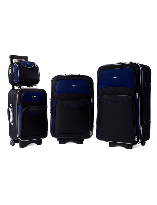 Lot de valises souples 3en1 773 + Vanity case-set valises souples-Mes-valises.com
