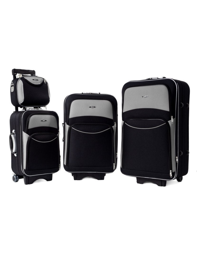 Lot de valises souples 3en1 773 + Vanity case-set valises souples-Mes-valises.com