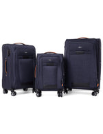 Set valises souple tissu S-030 | Résistantes et extensibles - Vignette | Mes-valises.com