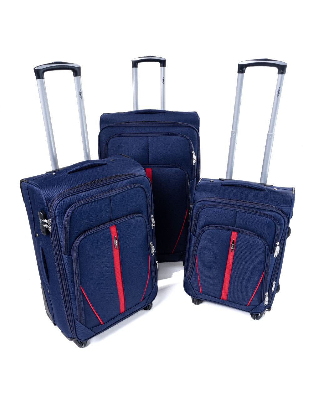 Set 3 valises souples S-020 | Tissu imperméable et extensible-set valises souples-Mes-valises.com