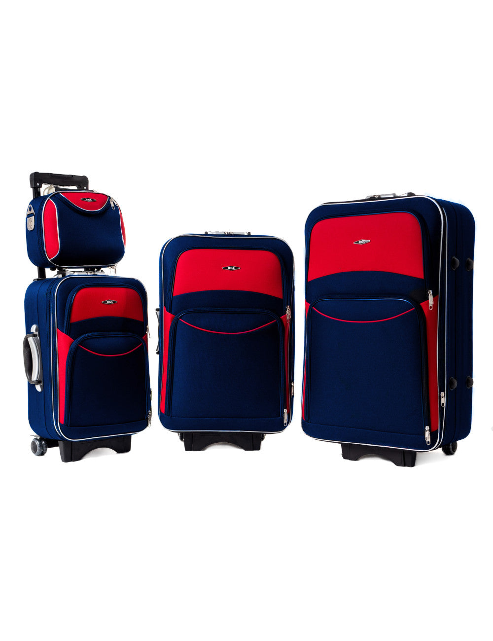 Lot de valises souples 3en1 773 + Vanity case-set valises souples-Mes-valises.com
