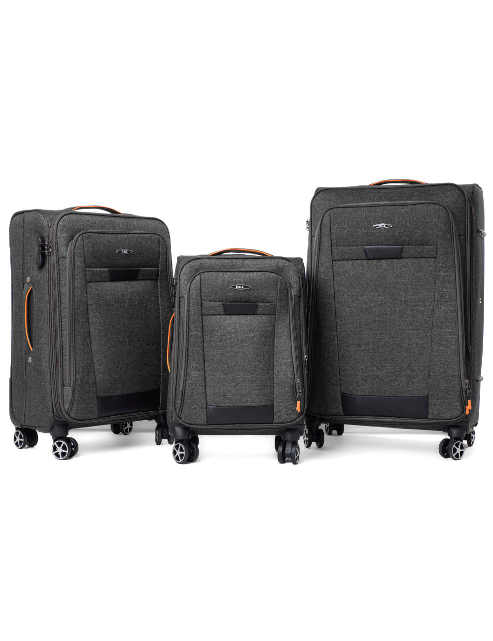 Set valises souple tissu S-030 | Résistantes et extensibles-set valises souples-Mes-valises.com