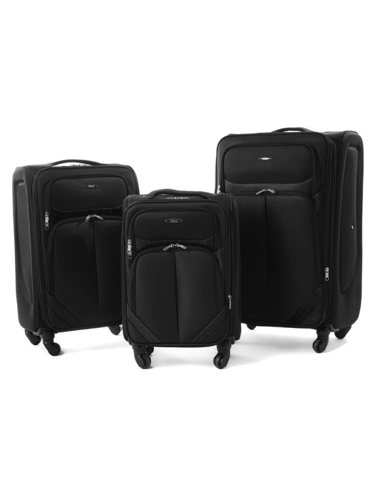 Set valises souples S-010 | Tissu imperméable et extensible-set valises souples-Mes-valises.com