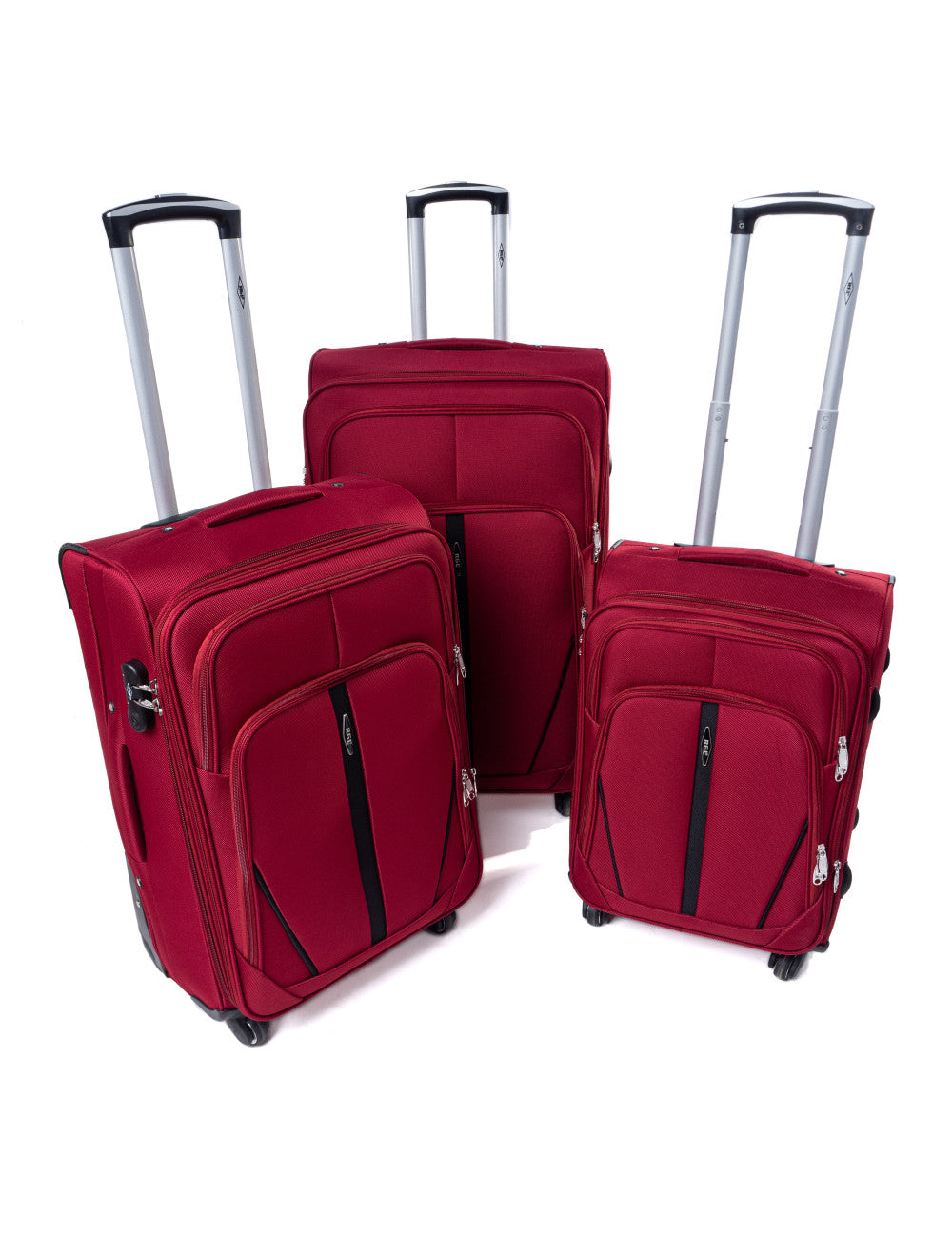 Set 3 valises souples S-020 | Tissu imperméable et extensible-set valises souples-Mes-valises.com