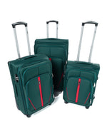 Set 3 valises souples S-020 | Tissu imperméable et extensible - Vignette | Mes-valises.com